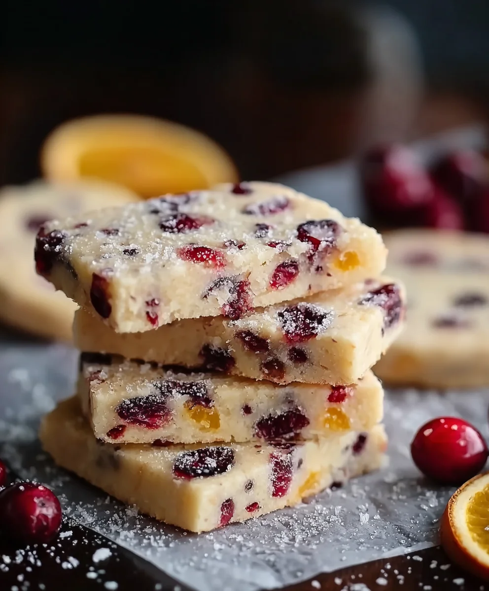 Cranberry Orange Shortbread: Festliche Plätzchen 🎄