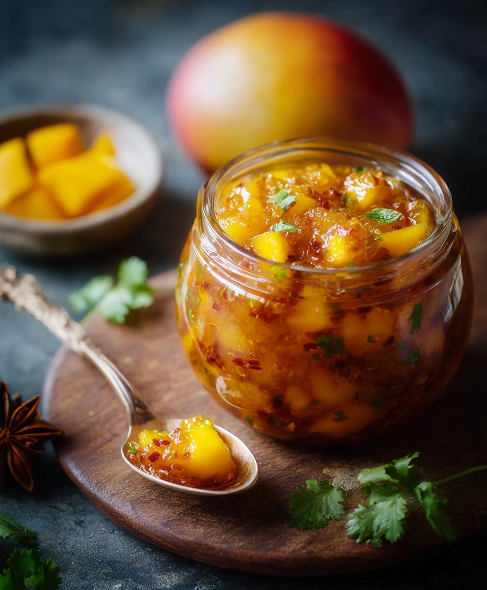 Mango Chutney mit Zimt Koriander: Fruchtig, würzig!