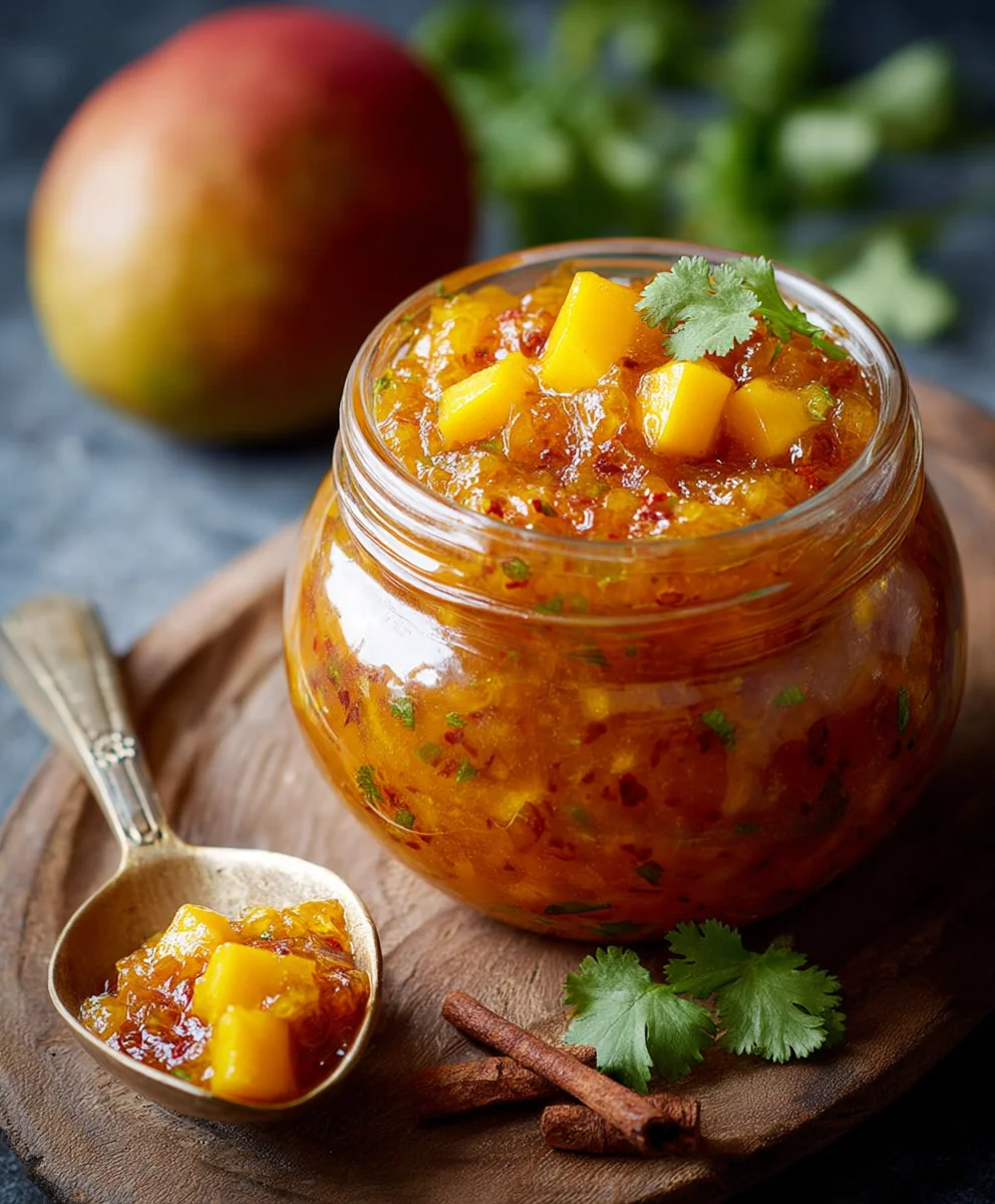 Mango Chutney mit Zimt Koriander: Fruchtig, würzig!