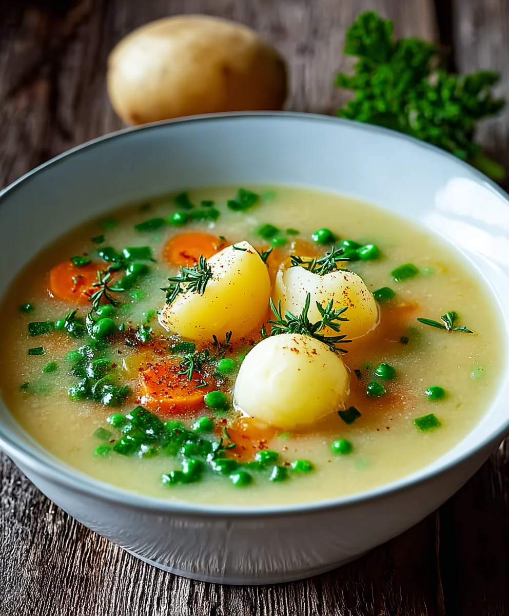 Frühlingssuppe mit Kartoffeln: Schnell & Lecker