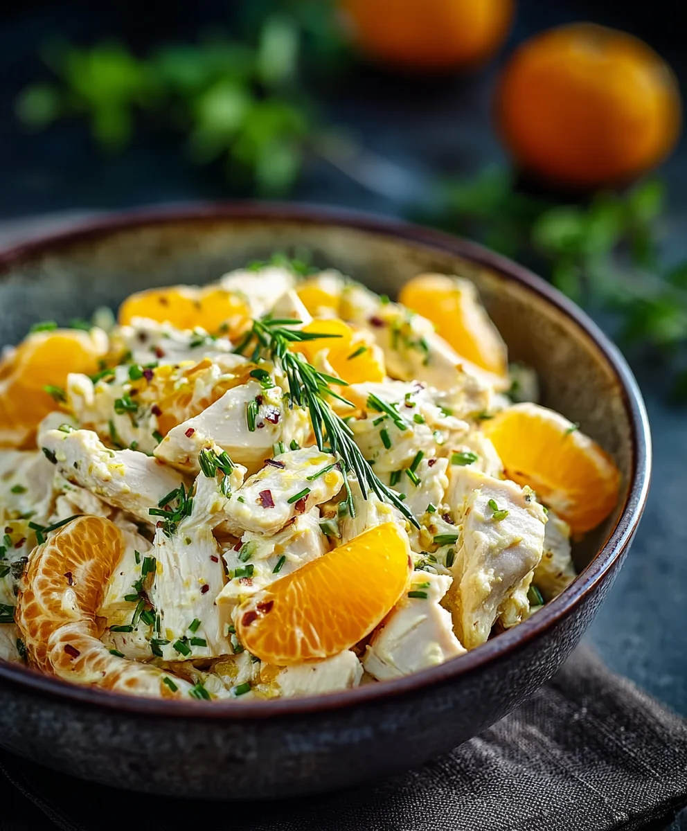 Geflügelsalat mit Mandarine: Frisch & Lecker