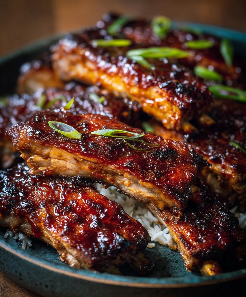 Honig Miso Beef Rippchen: Ofen-Rezept