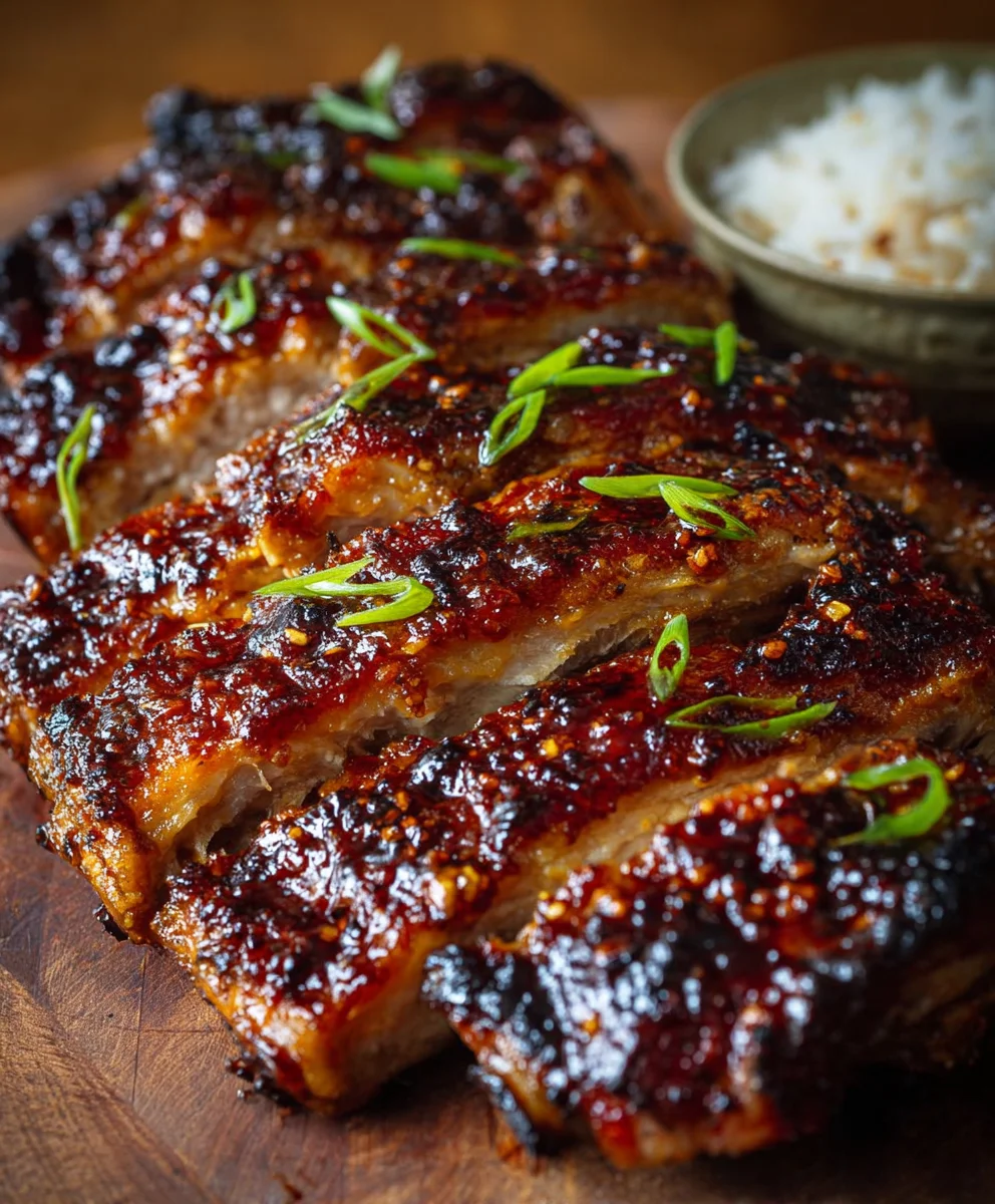 Honig Miso Beef Rippchen: Ofen-Rezept