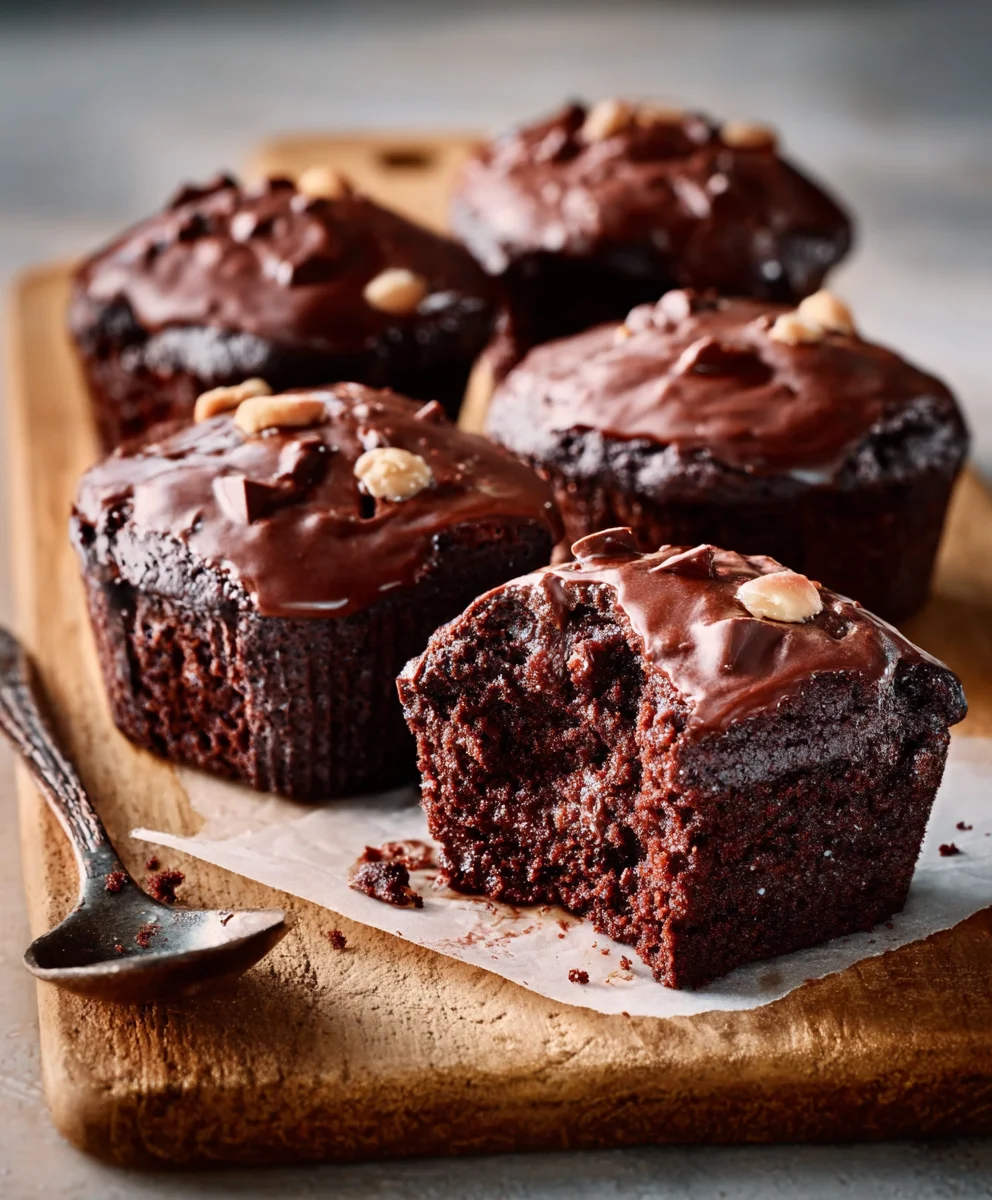 Brownie-Muffins: Saftig & Schnell (50 Zeichen)