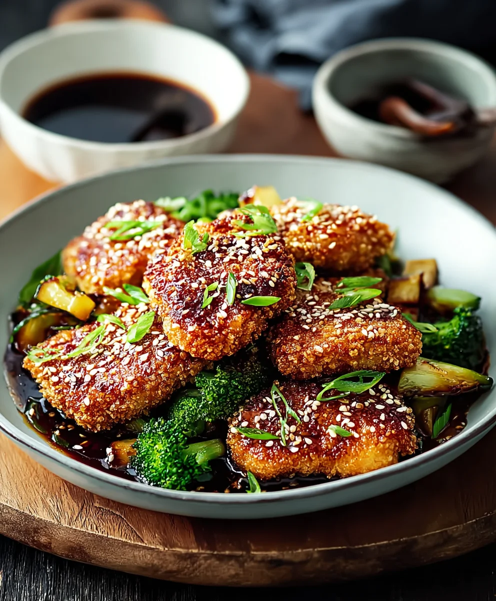 Sesam-Rindfleisch-Koteletts: Asia-Gemüse | Einfaches Rezept