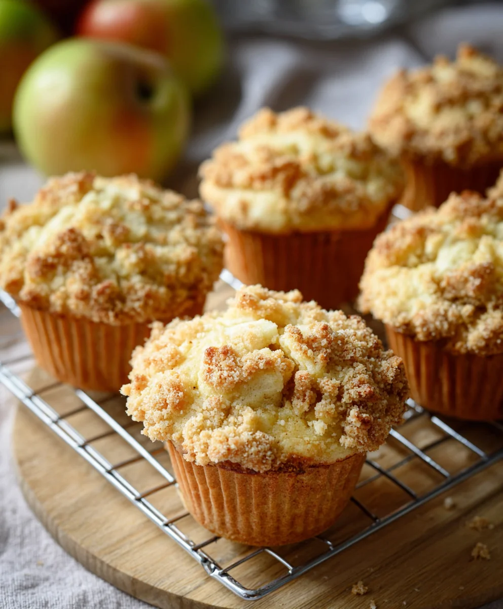 Apfel-Muffins mit Streuseln | Lecker & Schnell