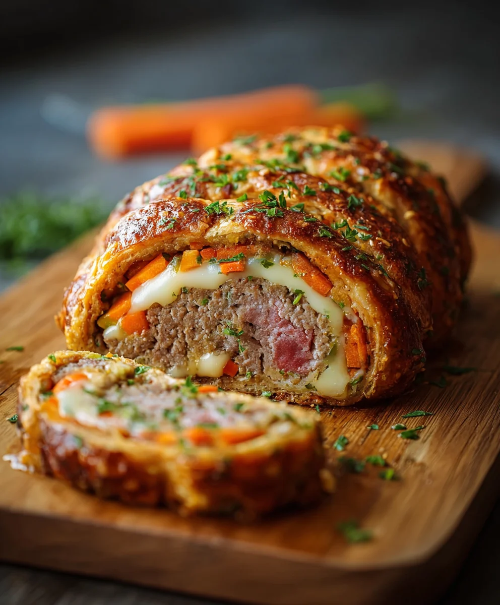 Hackfleisch-Käse-Rolle: Ultimativer Familiengenuss