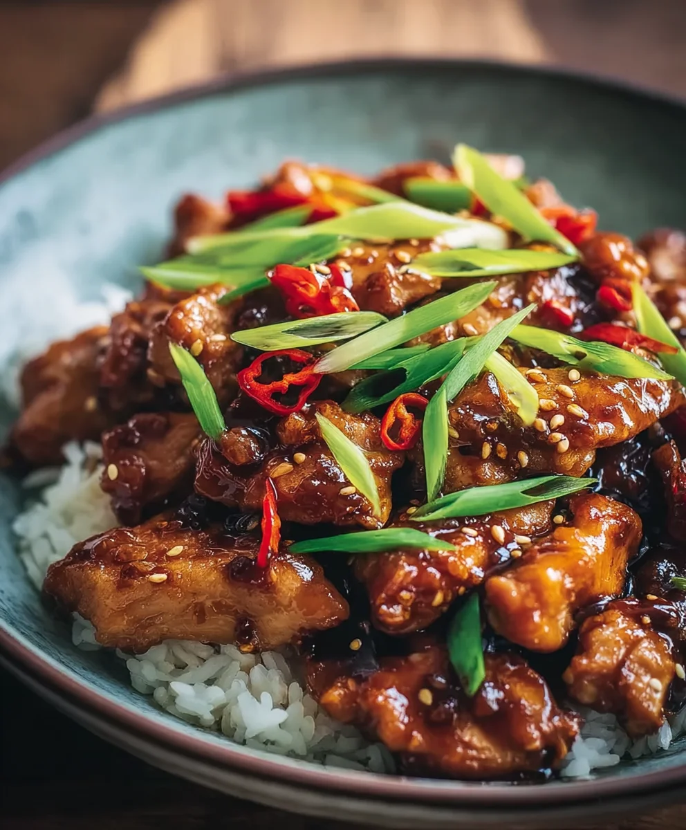 Mongolisches Rindfleisch: Schnelles, scharfes Rezept