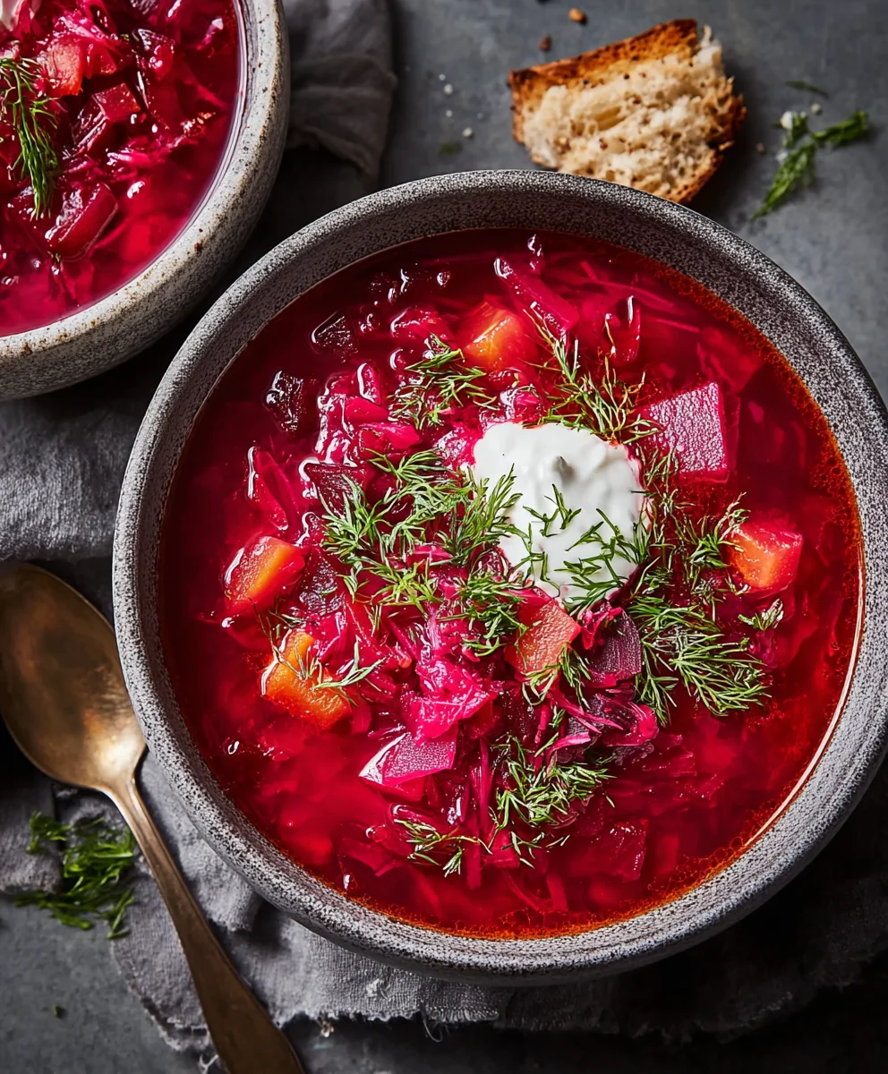 Borschtsch mit Rote Bete & Gemüse – Herzhaft Lecker