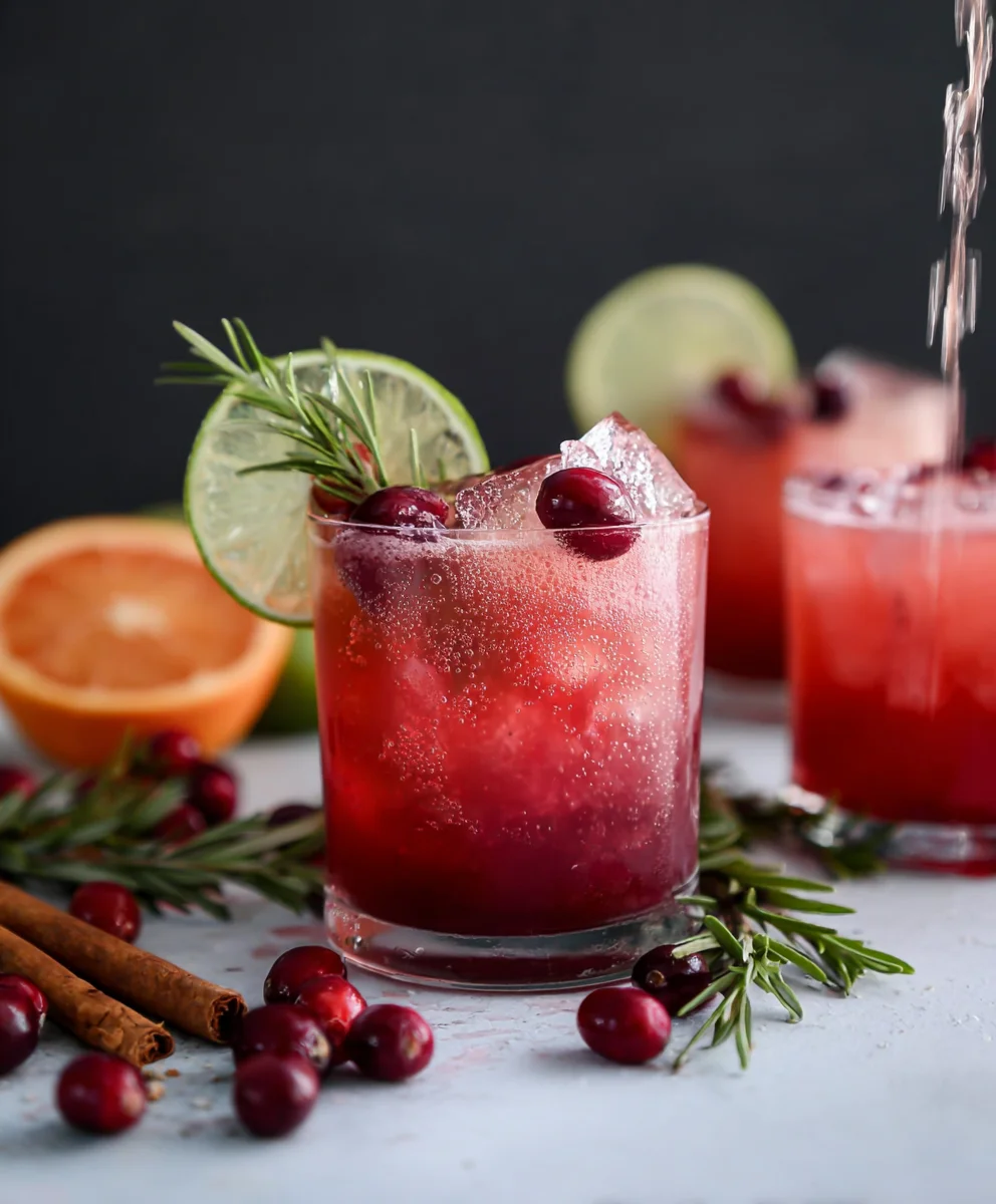 Gewürzter Cranberry Paloma (Alkoholfrei) - Lecker!