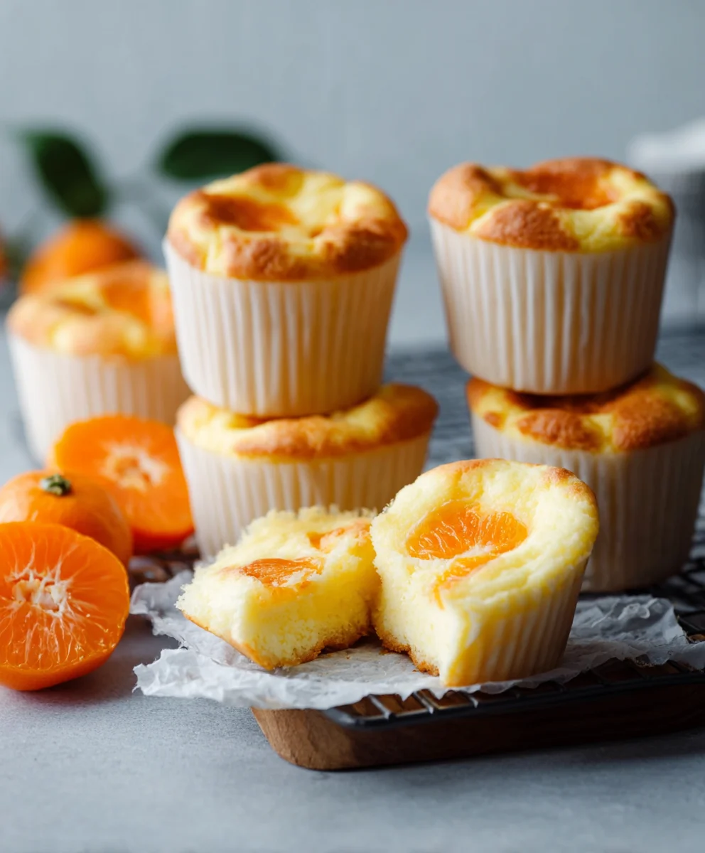 Mandarinen Käsekuchen Muffins | Cremig & Fruchtig