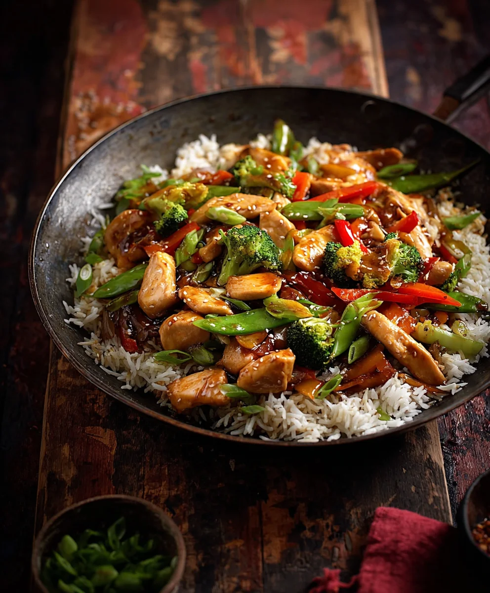 Chinesische Rinderpfanne mit Reis – Schnell & Lecker!