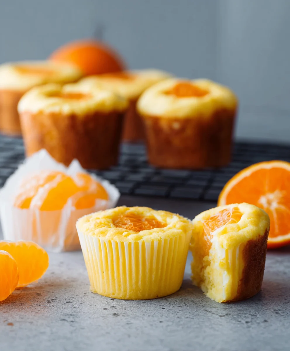 Mandarinen Käsekuchen Muffins | Cremig & Fruchtig