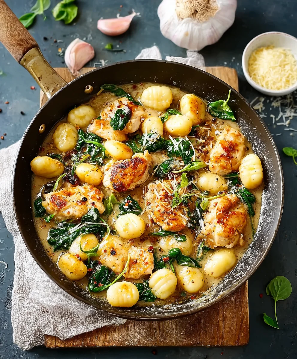 Knoblauch-Hähnchen-Gnocchi: Schnell & Lecker