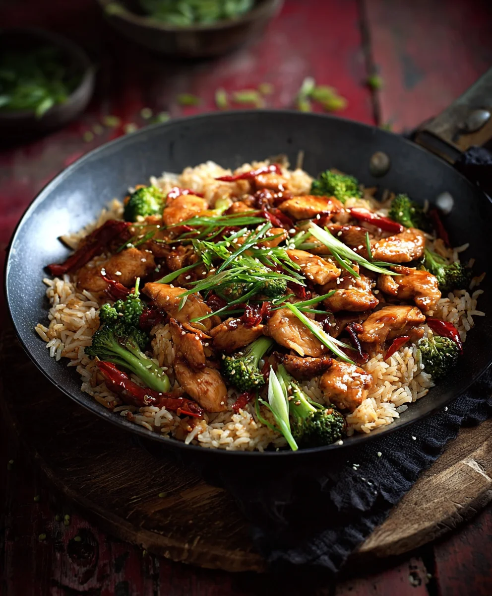 Chinesische Rinderpfanne mit Reis – Schnell & Lecker!