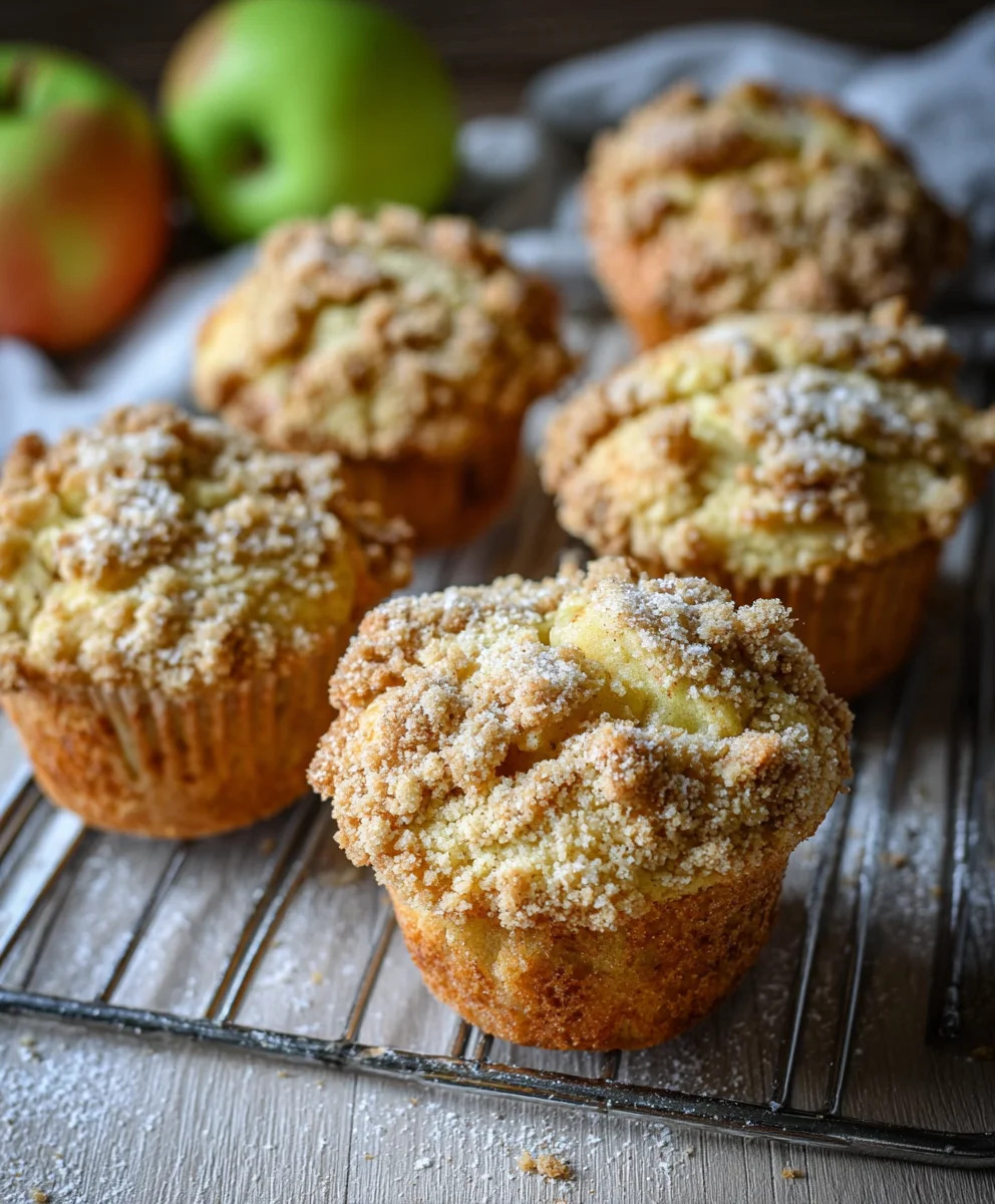 Apfel-Muffins mit Streuseln | Lecker & Schnell