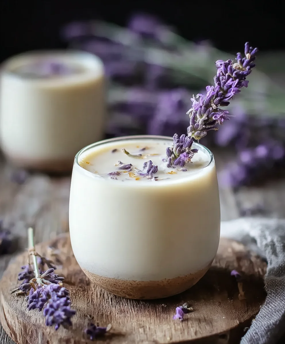 Lavendel-Milchtee: Cremig & Beruhigend