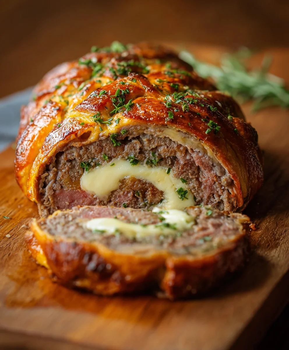 Hackfleisch-Käse-Rolle: Familien-Genuss