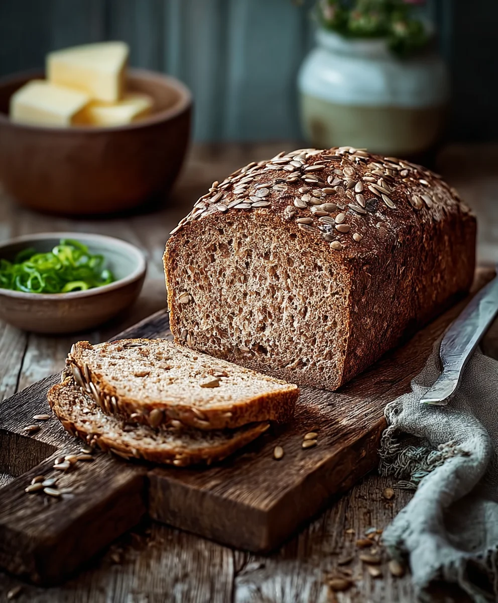 Körnerbrot mit Sonnenblumenkernen – Einfach lecker!