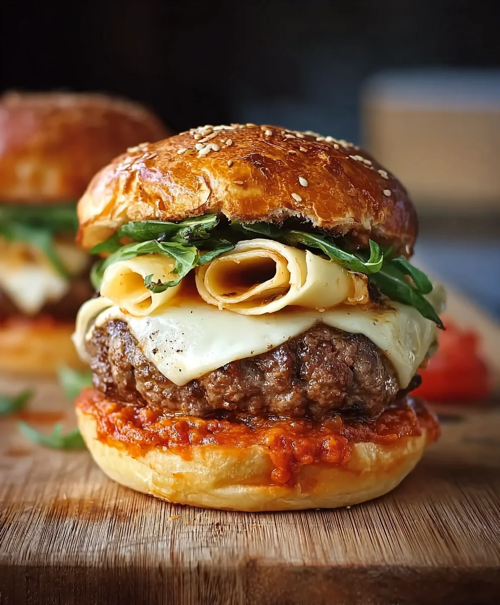 Lasagne Burger: Saftiger Rinder-Genuss