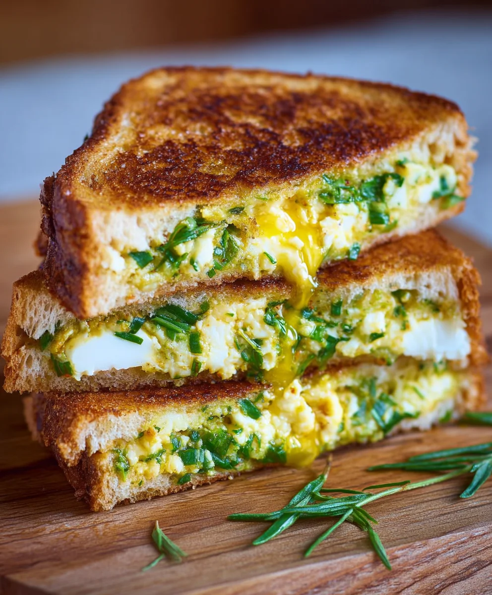 Bärlauch Käse Sandwich: Gebacken & Genussvoll