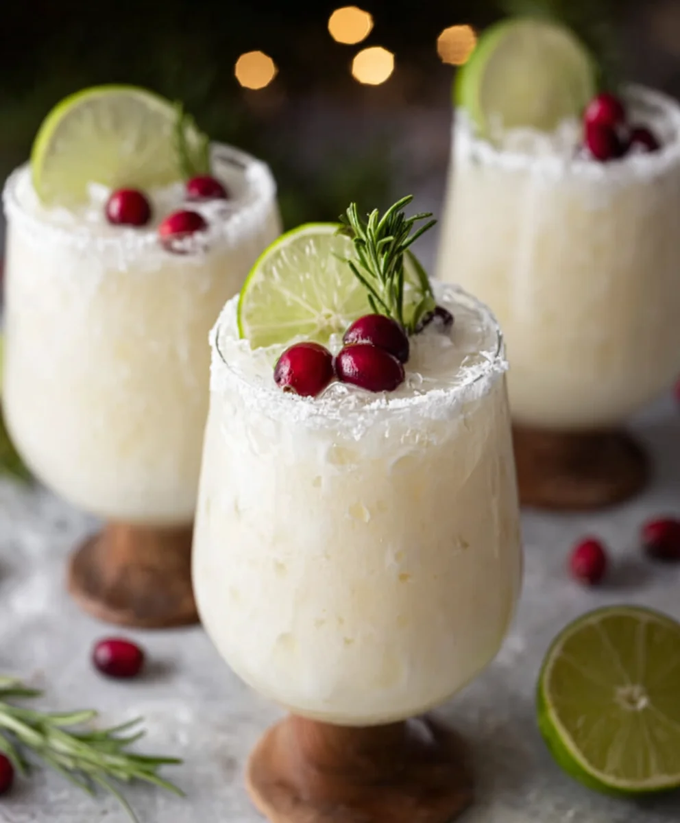 White Christmas Margarita: Festlicher Drink ohne Alkohol!