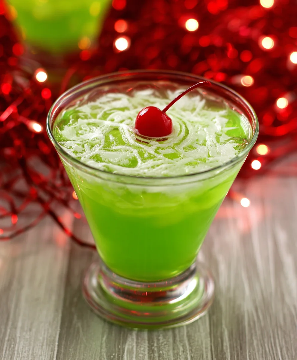 Grinch Cocktail Rezept: Grün & Festlich | Alkoholfrei