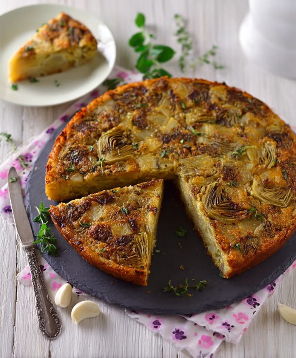 Herzhaftes Tortino: Artischocke & Kartoffel Auflauf