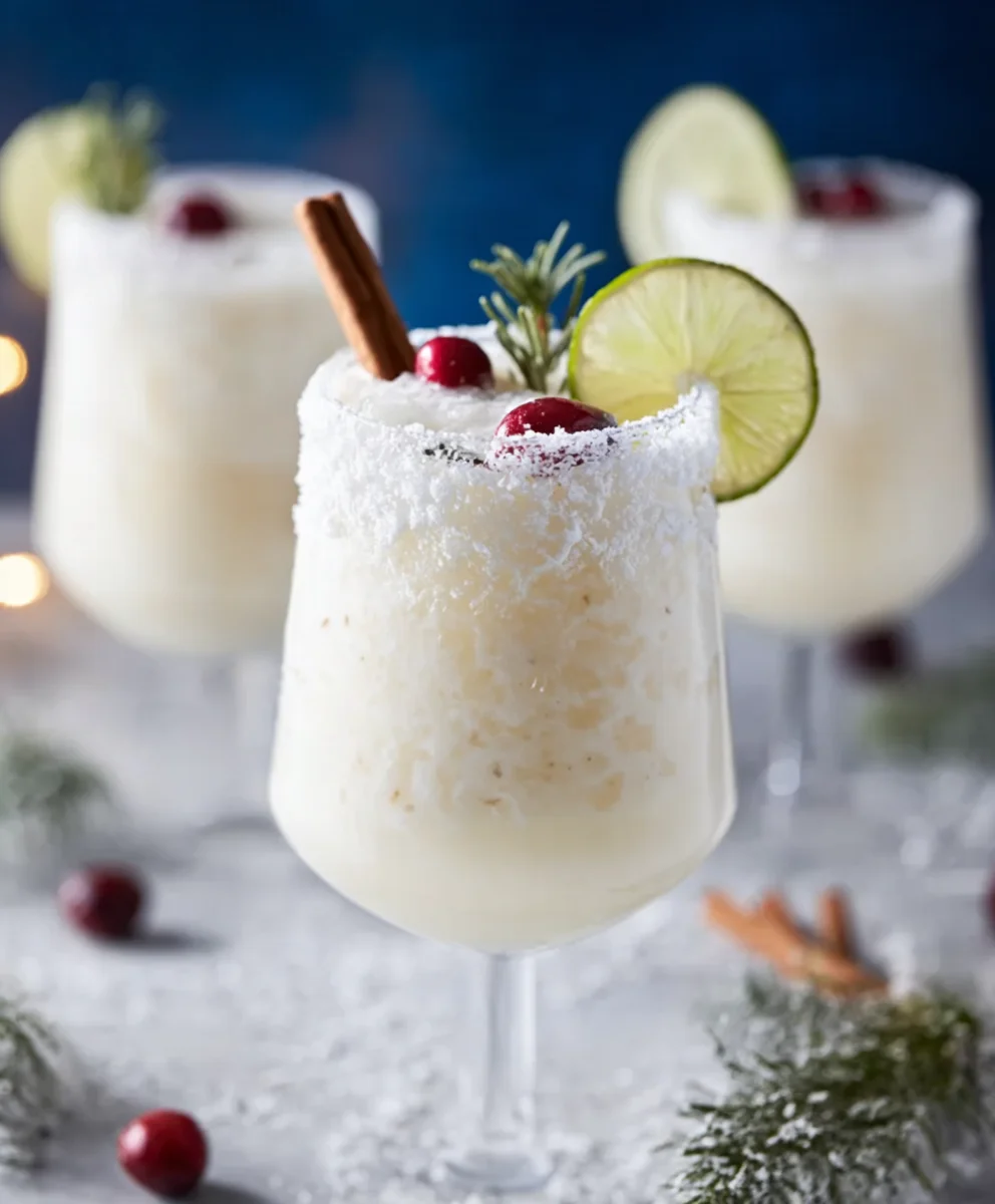 White Christmas Margarita: Festlicher Drink ohne Alkohol!