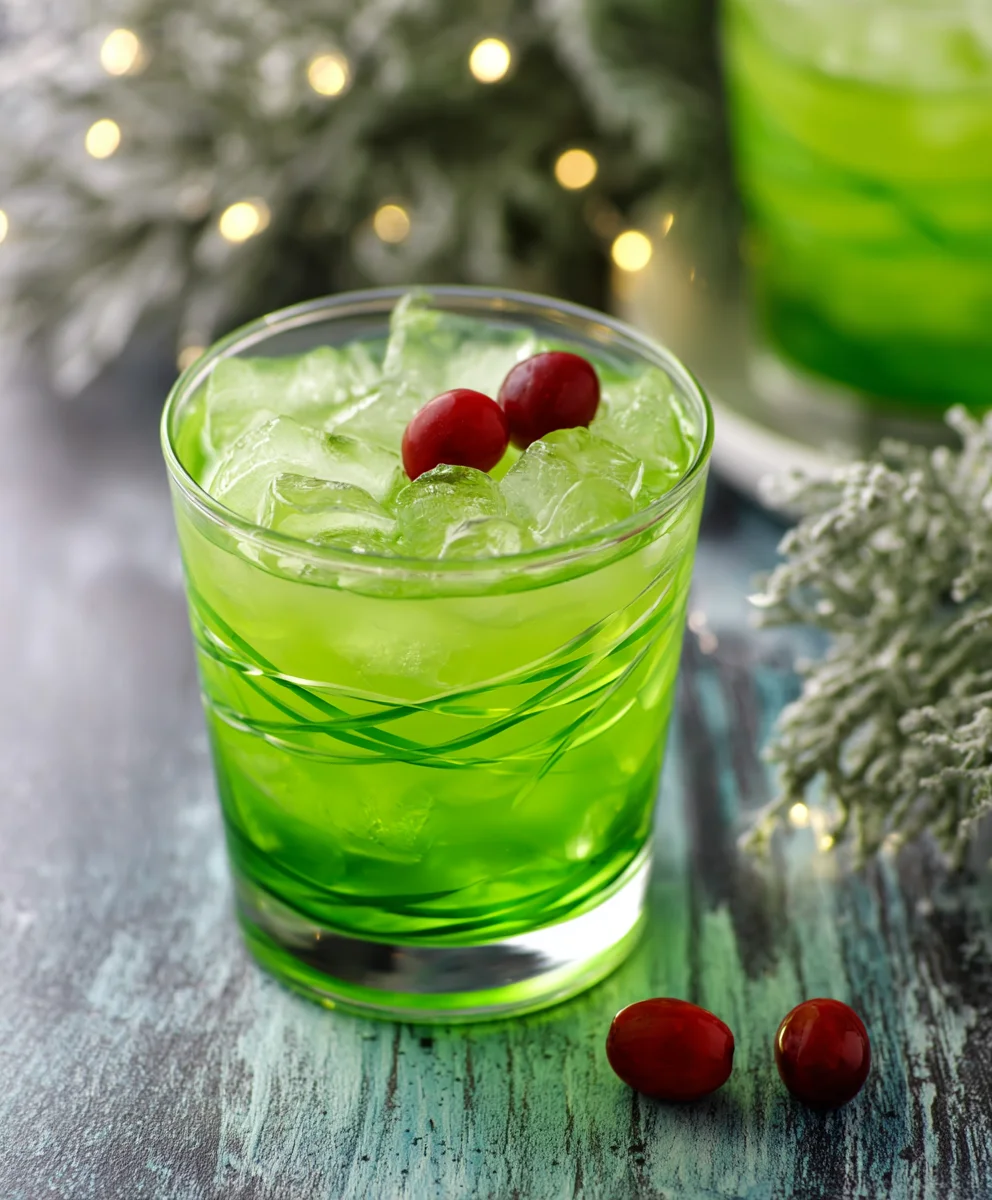 Grinch Cocktail Rezept: Grün & Festlich | Alkoholfrei