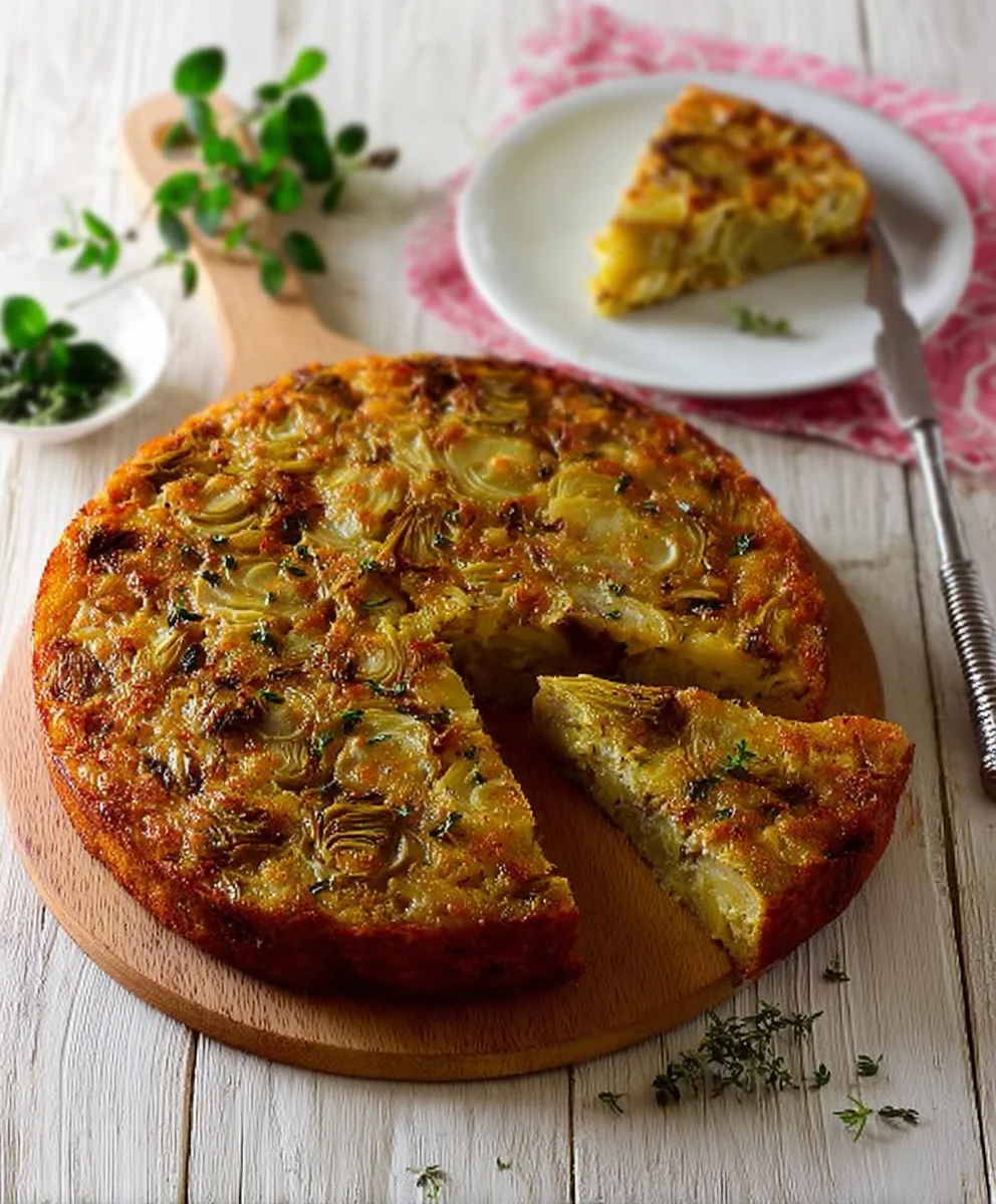 Herzhaftes Tortino: Artischocke & Kartoffel Auflauf