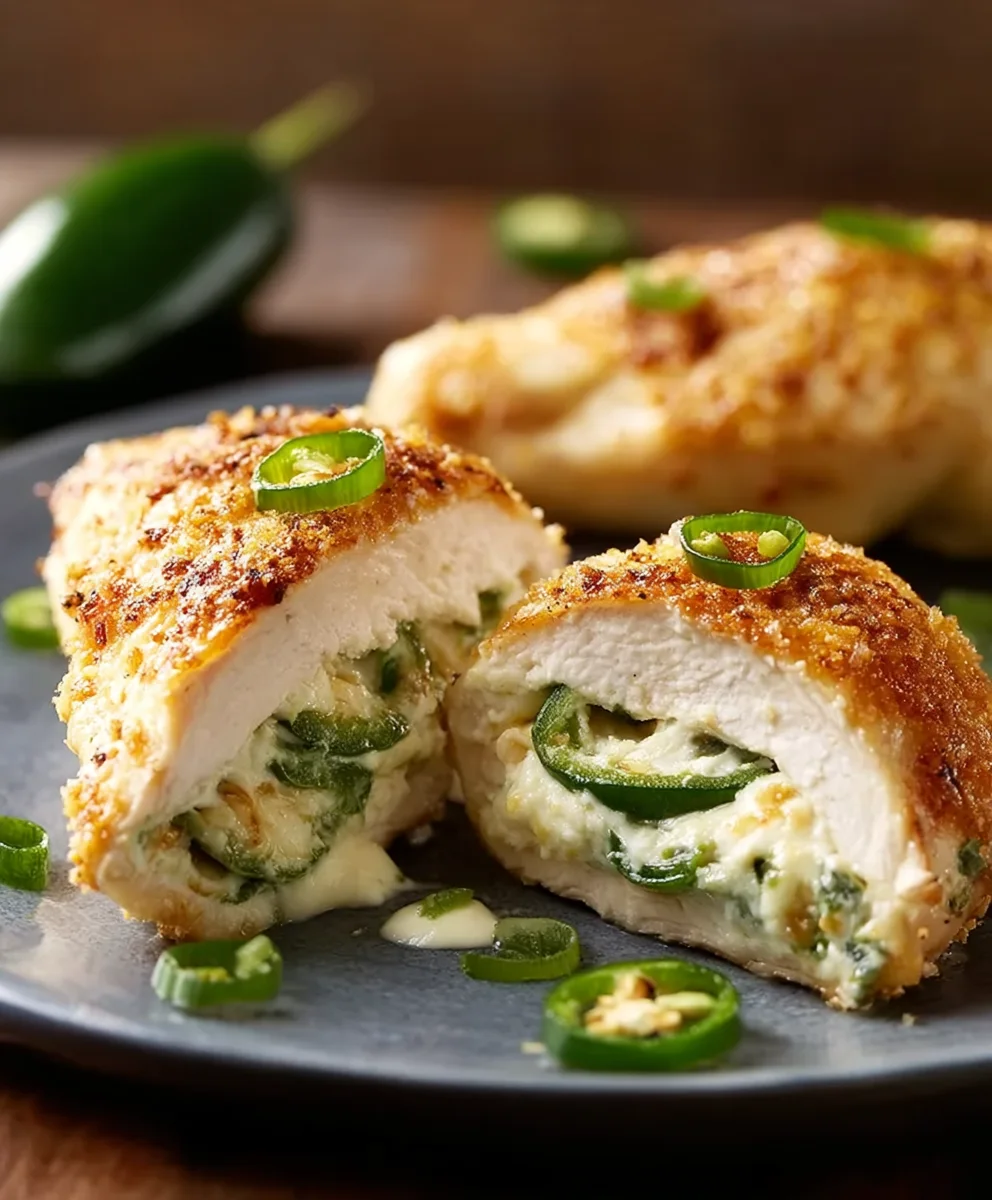 Jalapeño Popper Hähnchen: Gefüllt & Saftig