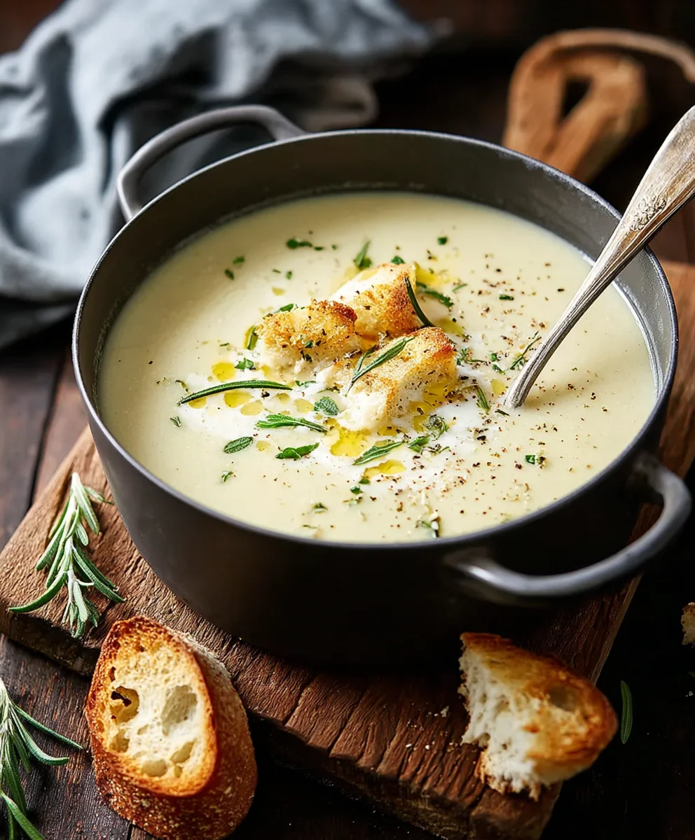 Herzhafte Französische Rinderknoblauchsuppe – Einfaches Rezept
