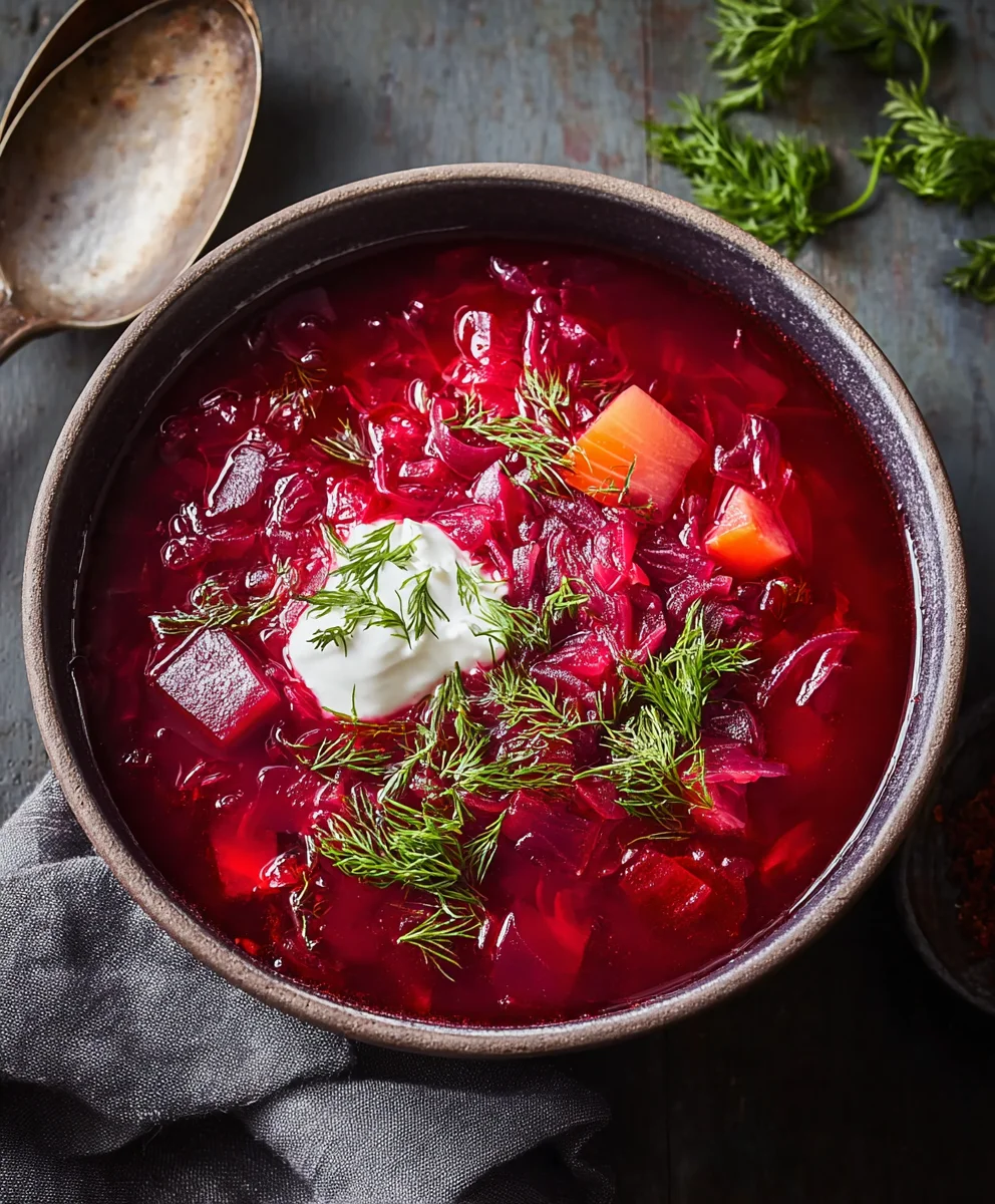 Borschtsch mit Rote Bete & Gemüse – Herzhaft Lecker