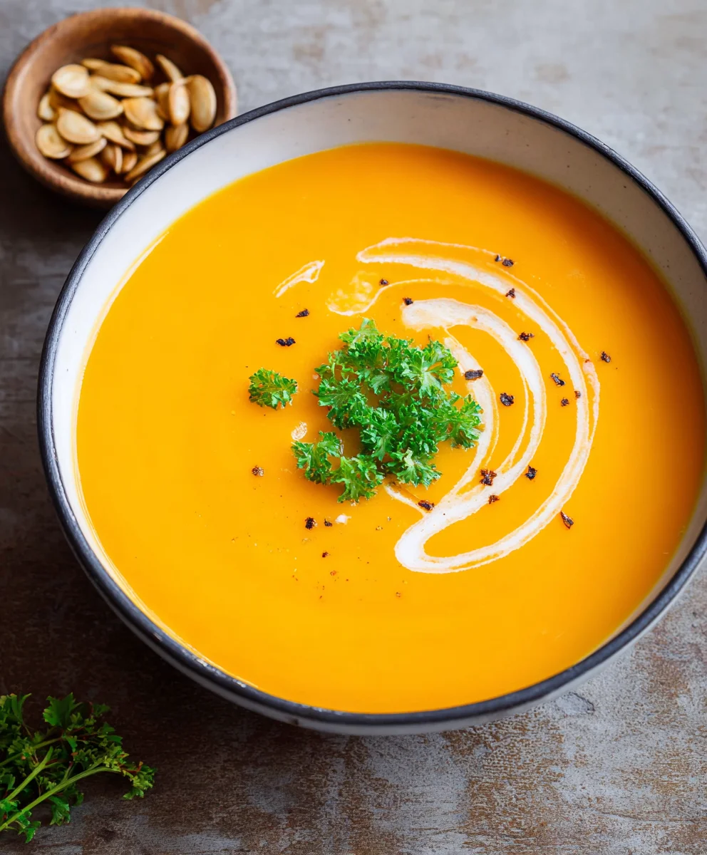 Cremige Kürbissuppe: Schnell & Lecker in Min