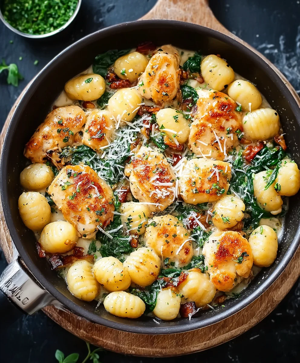 Knoblauch-Hähnchen-Gnocchi: Schnelle Pfanne