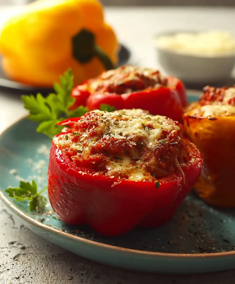 Airfryer Gefüllte Paprika (Rinderhack) – Schnell & Lecker