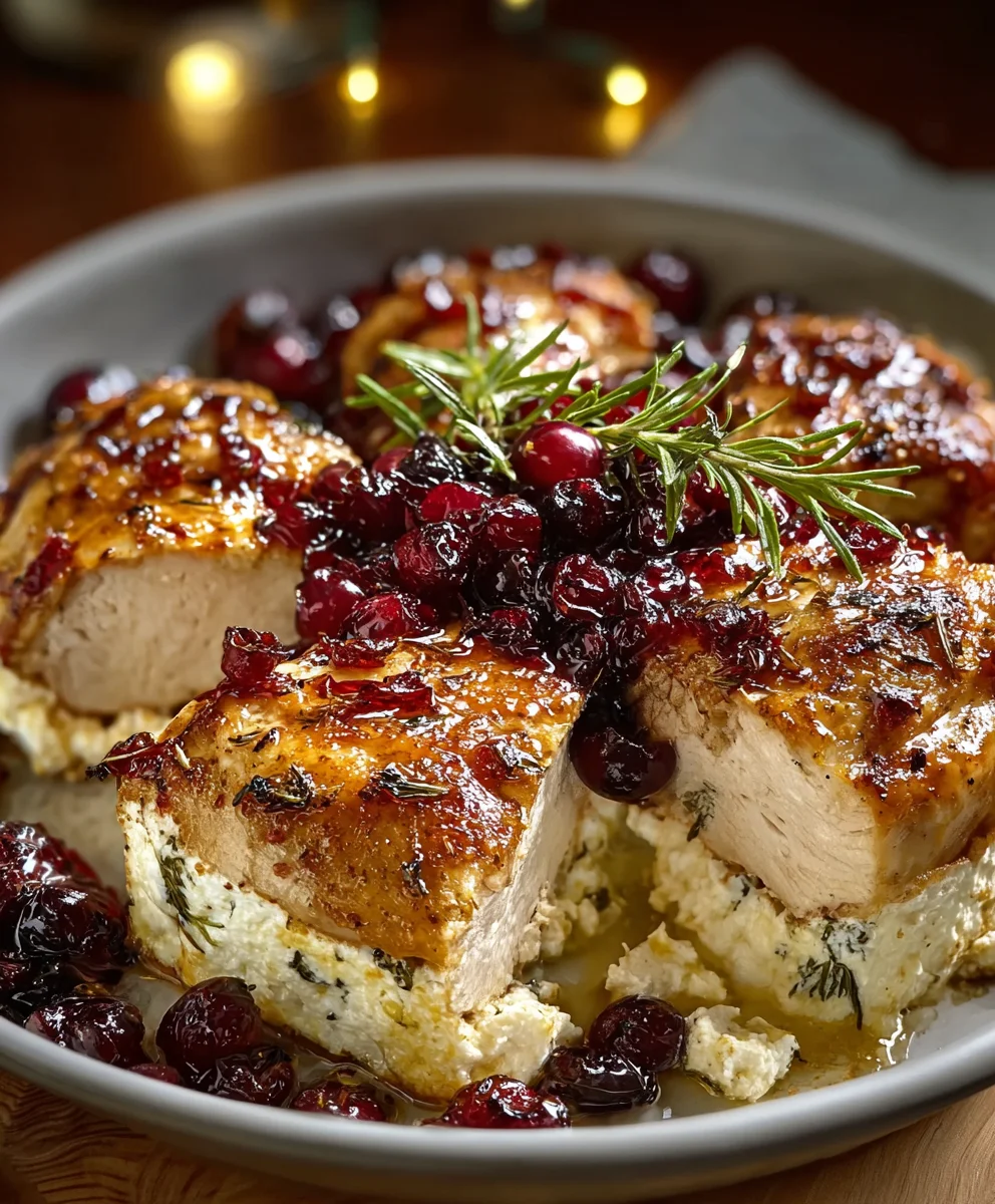 Honig Cranberry Hähnchen Auflauf mit Ricotta – Cremig & Lecker