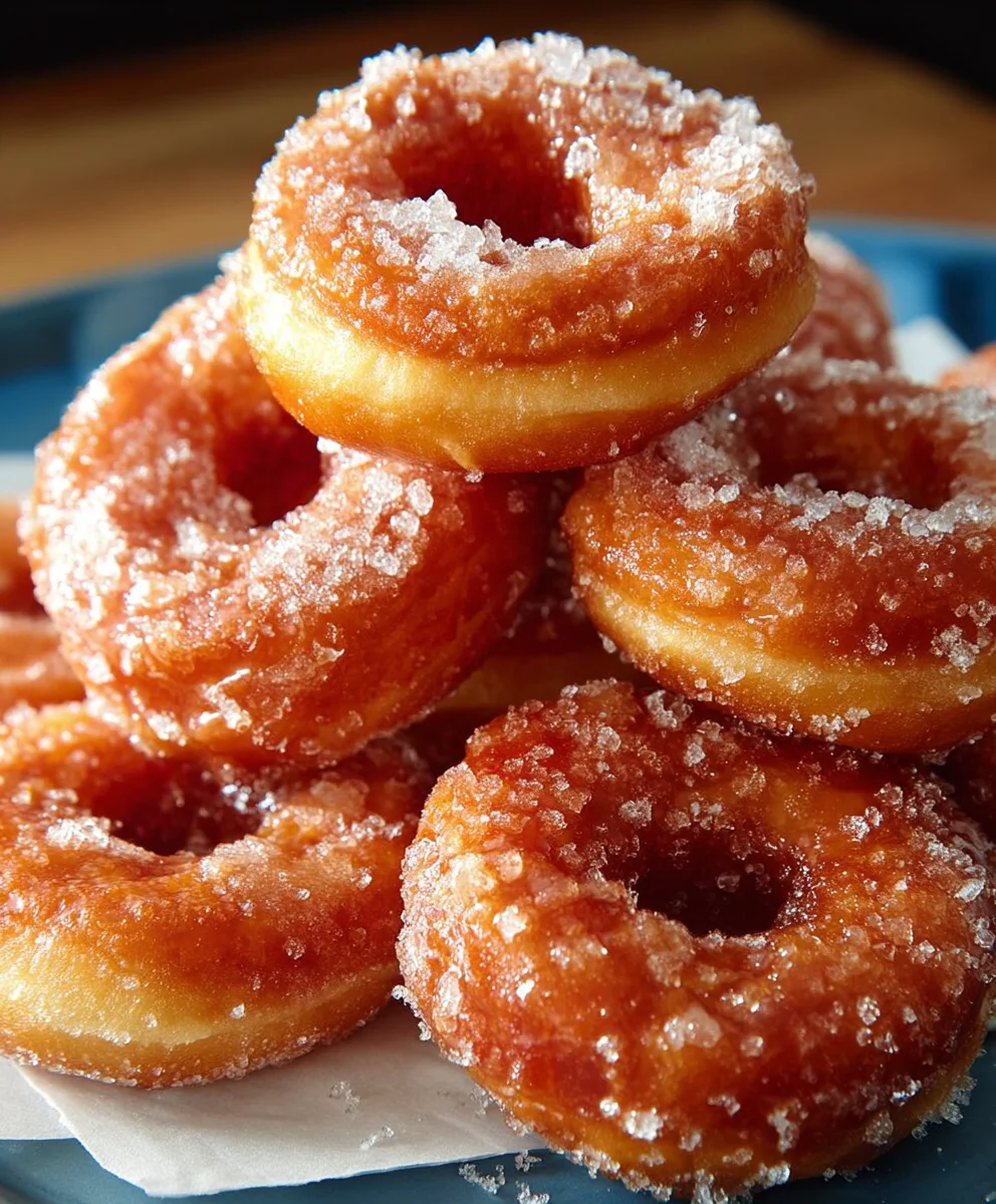 Goldene Zucker-Donuts: Einfach & Lecker backen