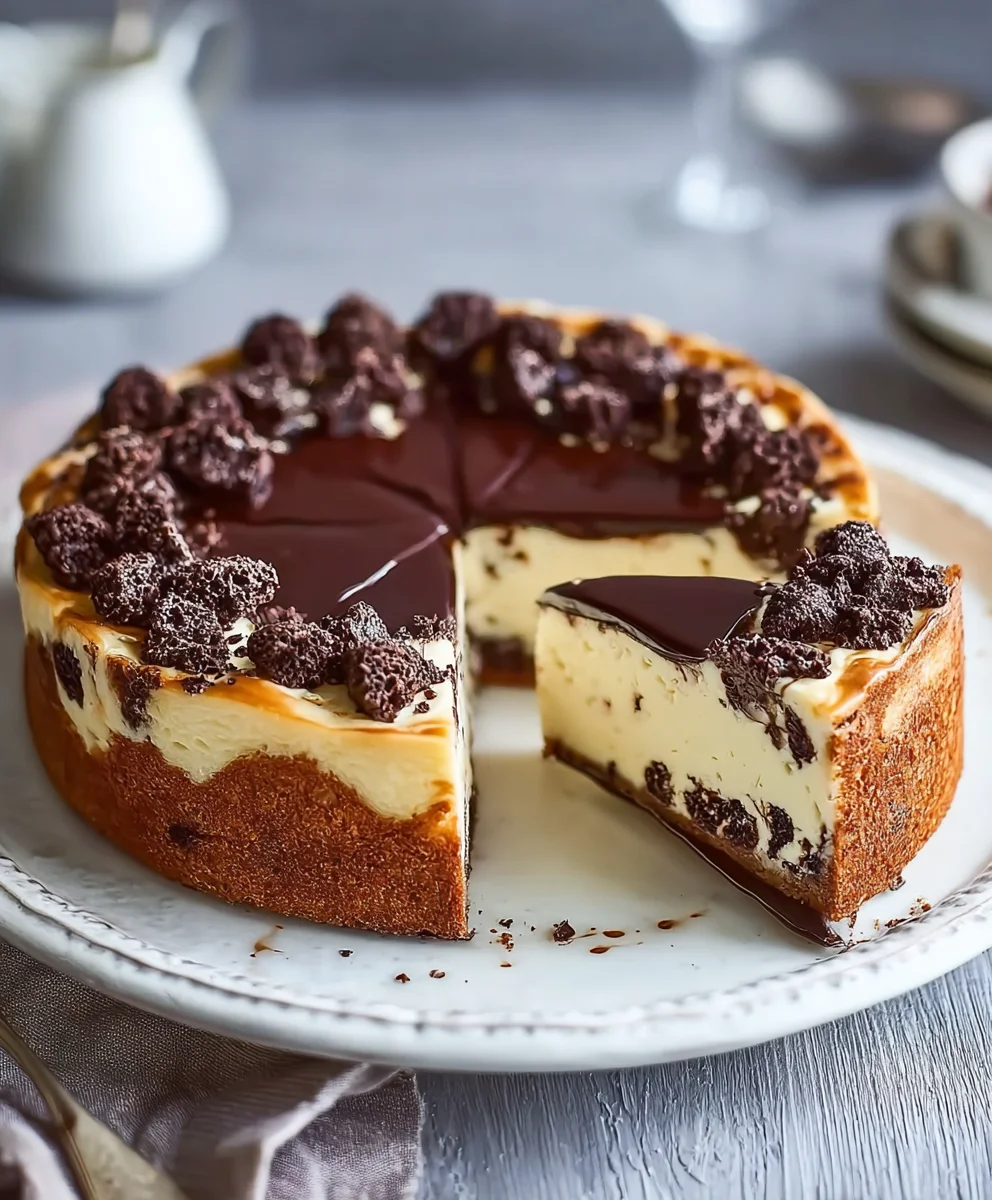 Stracciatella Käsekuchen: Schoko-Traum leicht gemacht!