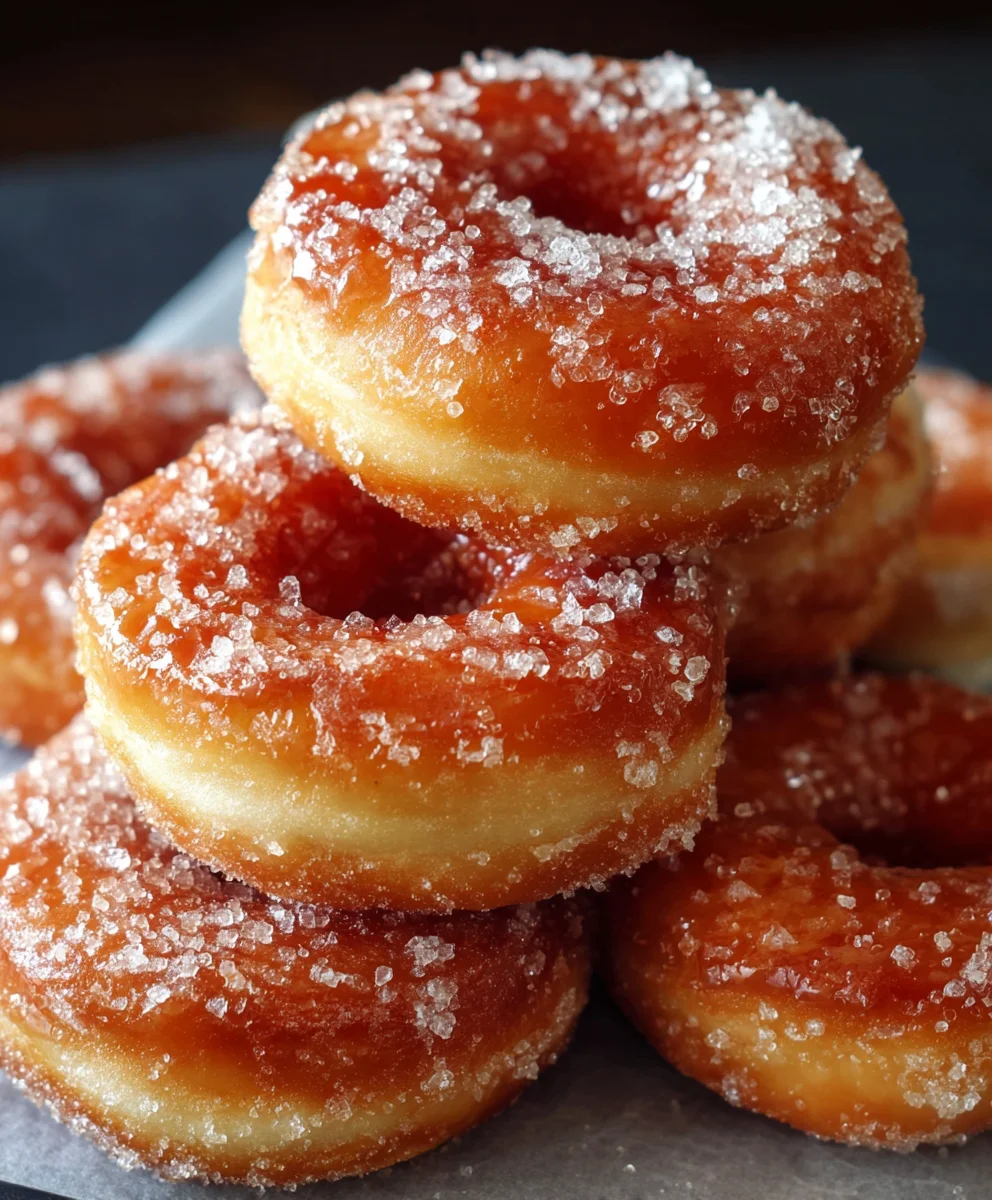 Goldene Zucker-Donuts: Einfach & Lecker backen