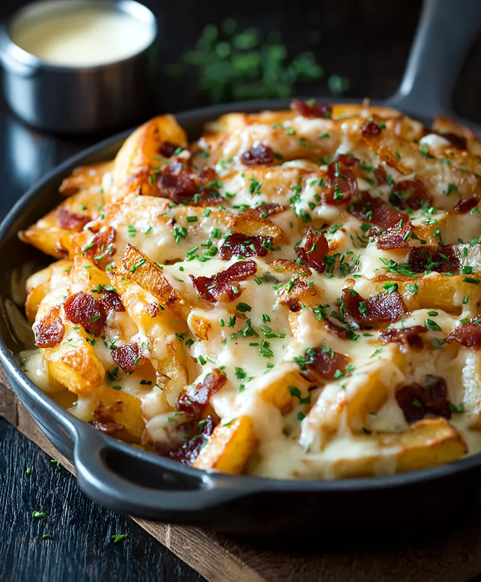 Knusprige Käse-Pommes mit Rinder-Speck: Ultimatives Rezept