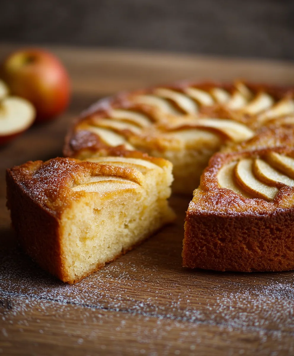Apfelkuchen ohne Form in Heißluftfritteuse - Einfaches Rezept