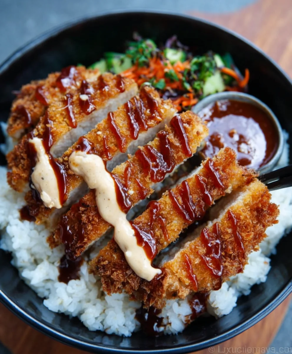 Beef Katsu Bowl mit Tonkatsu Sauce – Lecker & Einfach