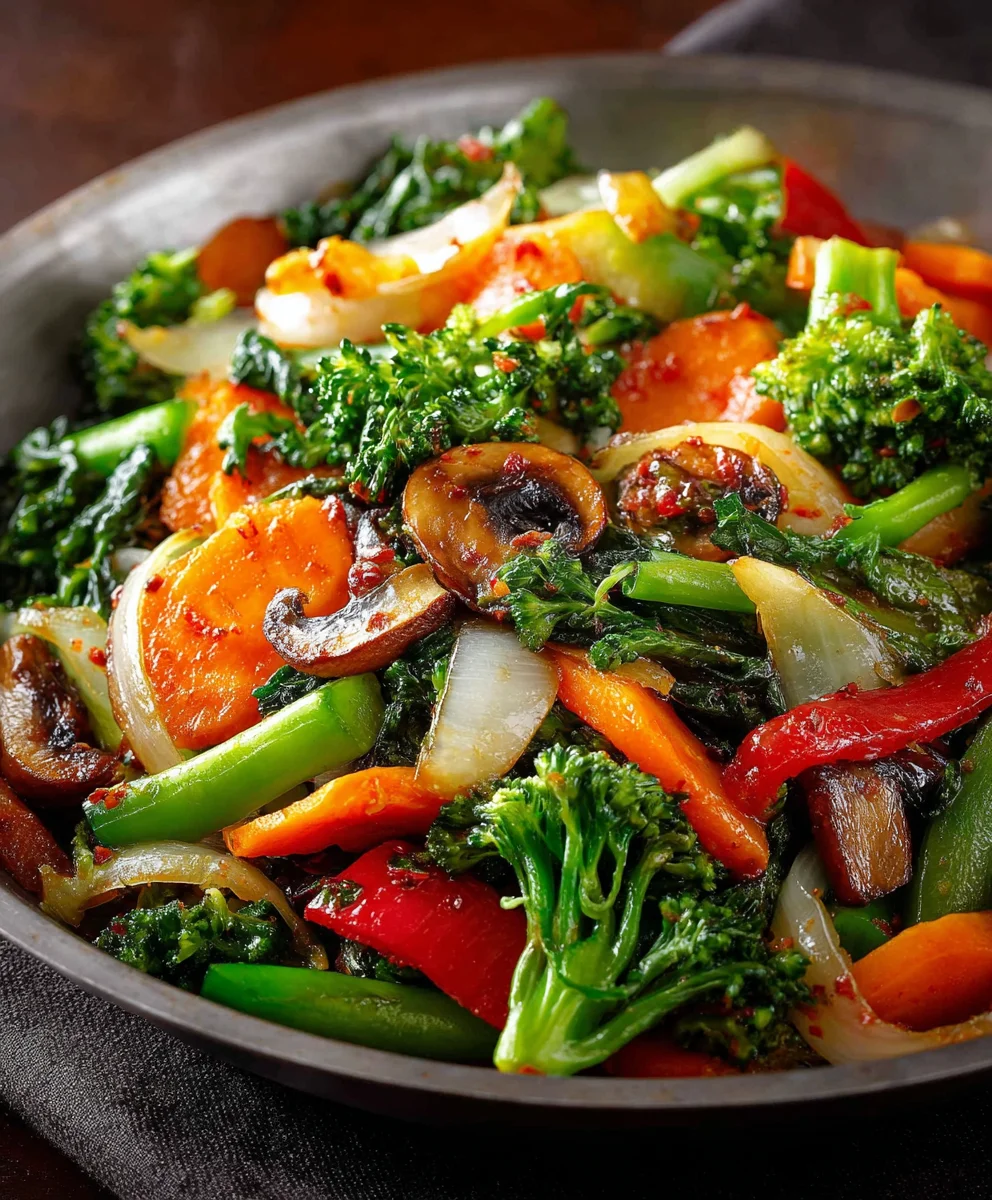 Gesundes gebratenes Gemüse: Schnell, lecker & nahrhaft