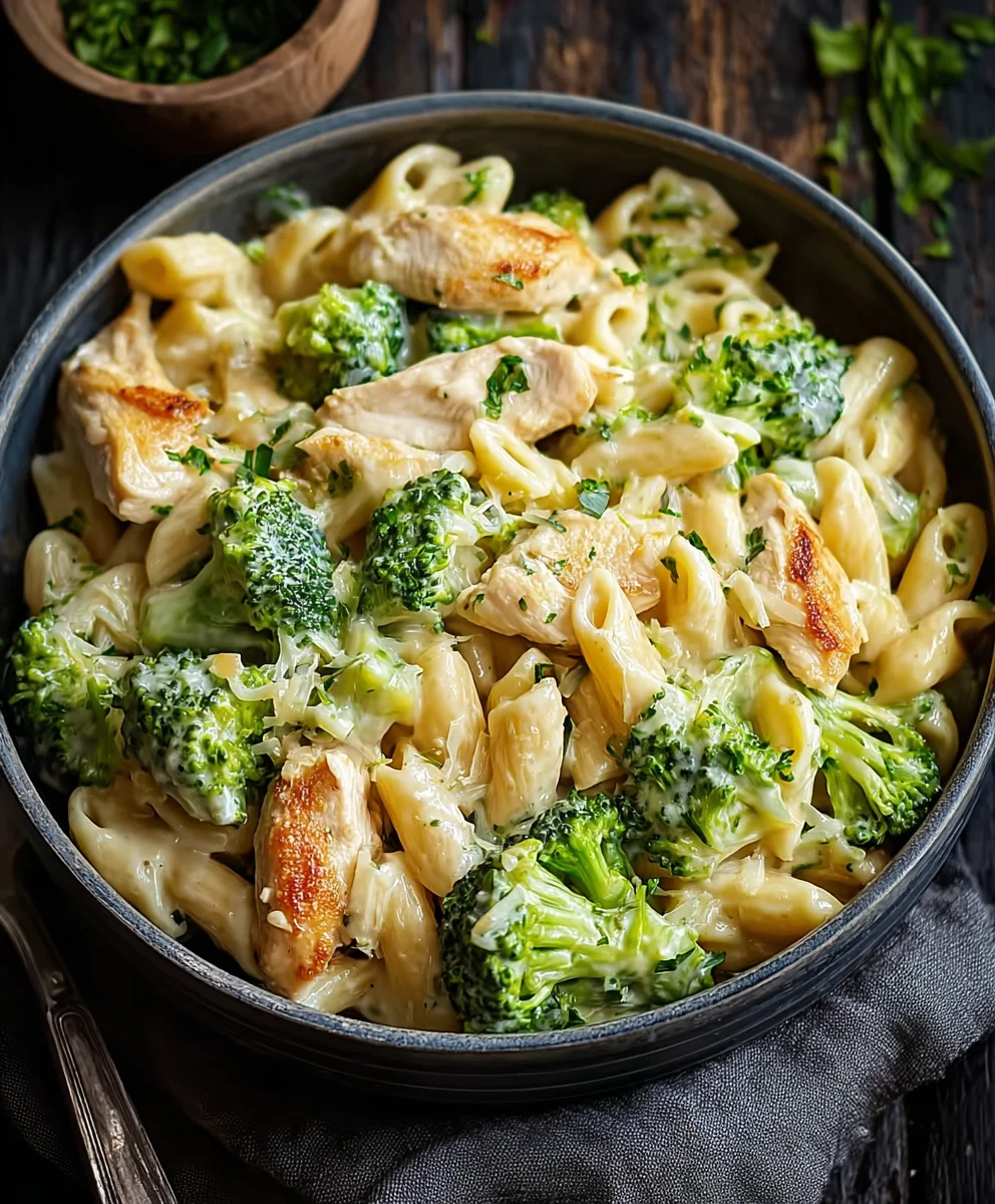 Cremige Hähnchen-Brokkoli Pasta: Einfaches Rezept