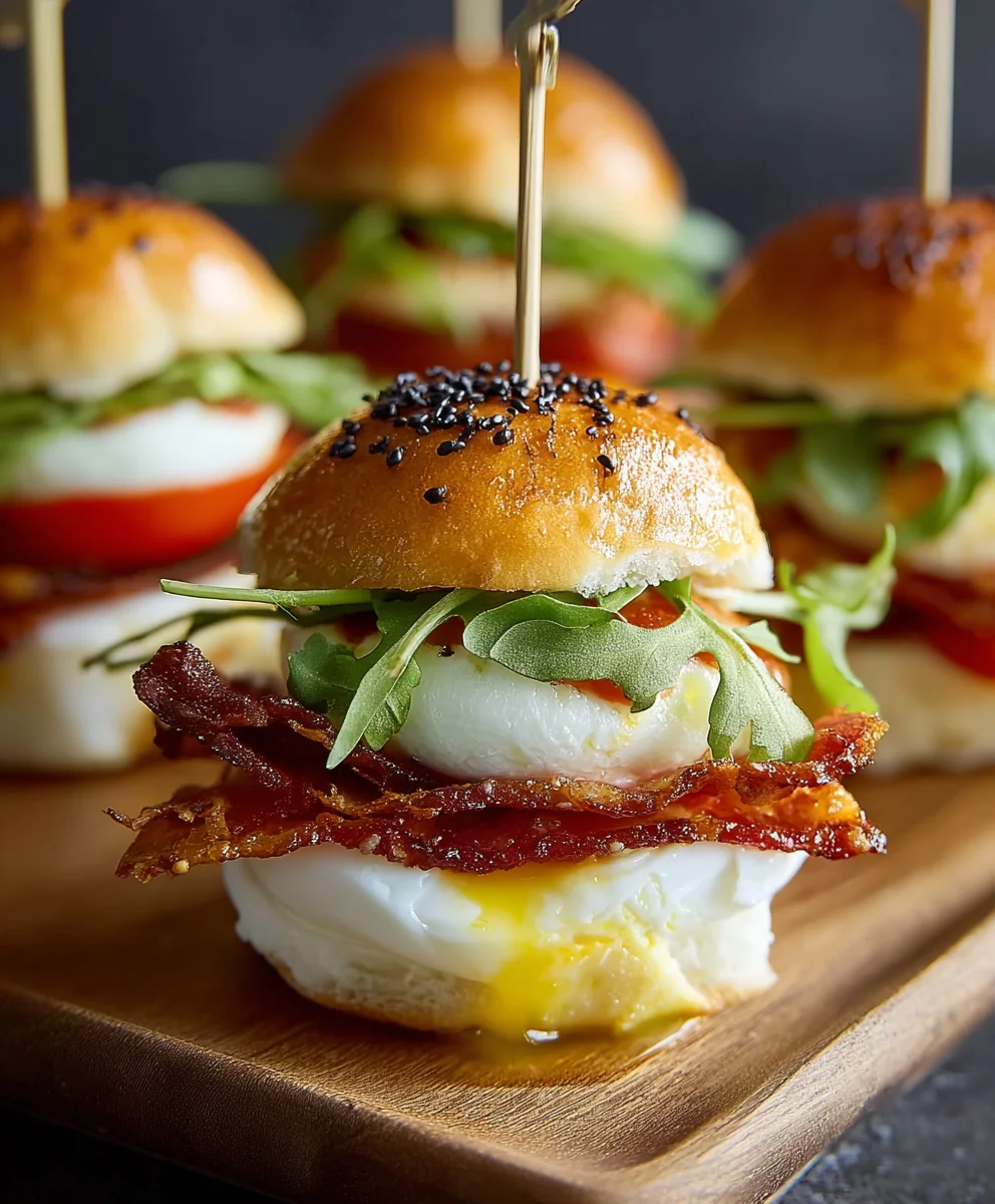 Gefüllte BLT-Ei-Slider: Kleiner Happen, großer Geschmack