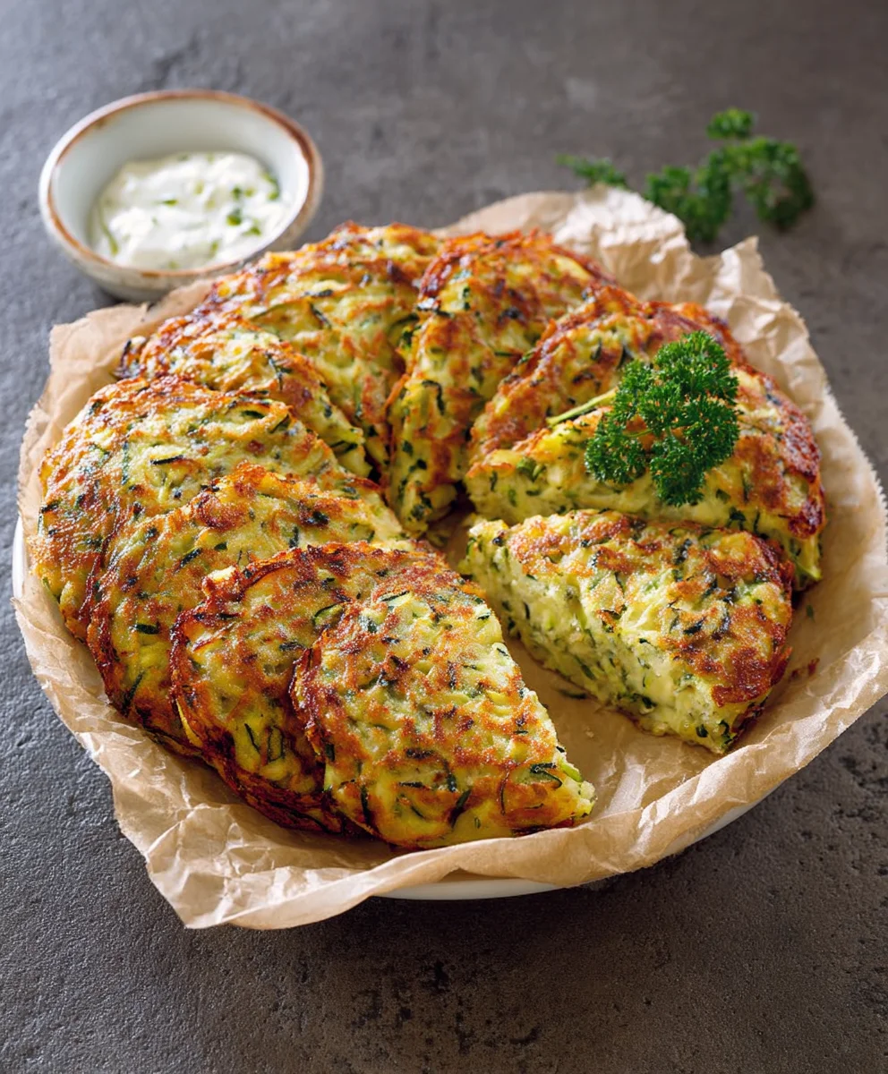 Ofen-Zucchini-Puffer: Einfach & Lecker