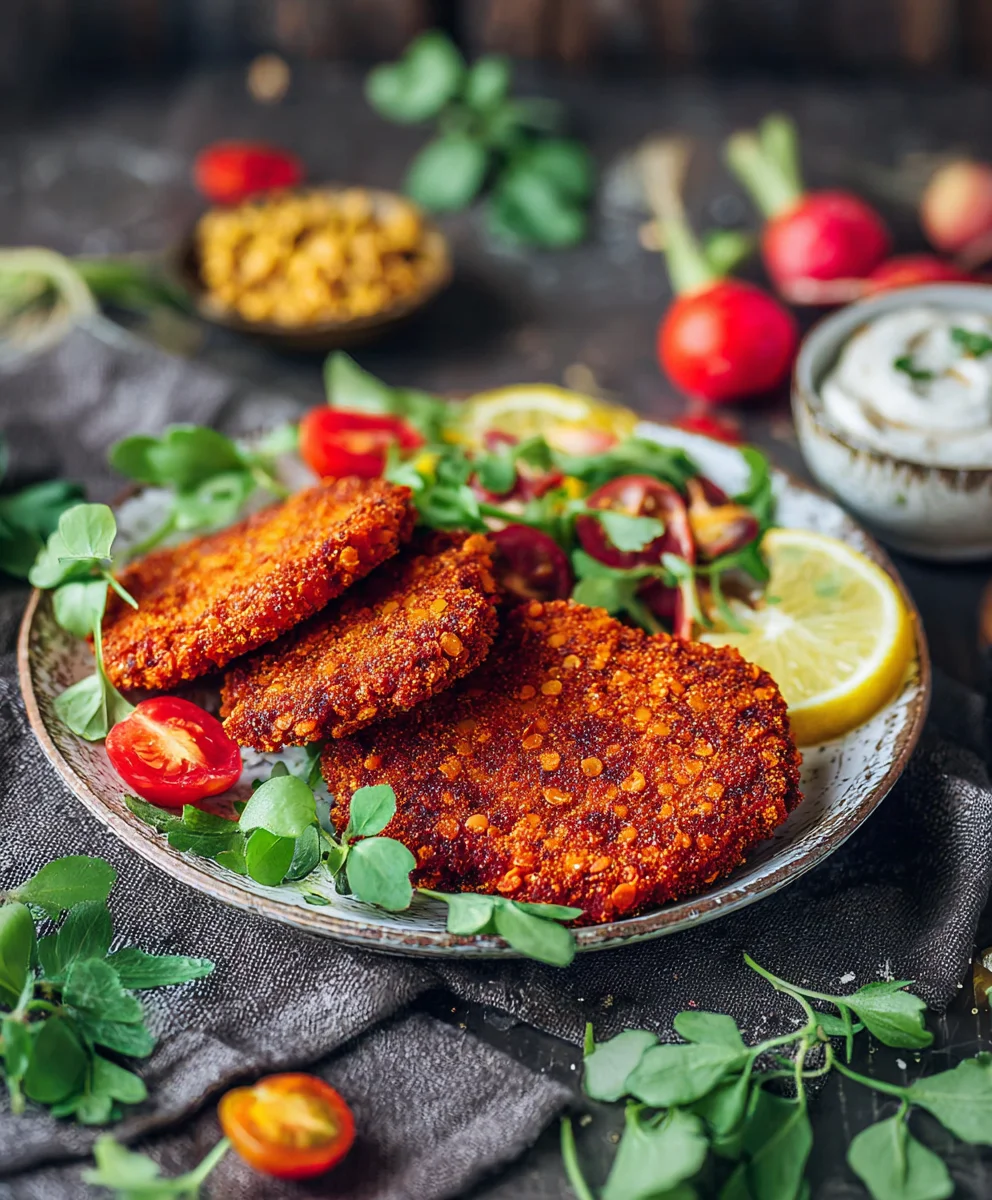 Vegane Linsen-Schnitzel: Einfach & Lecker Rezept
