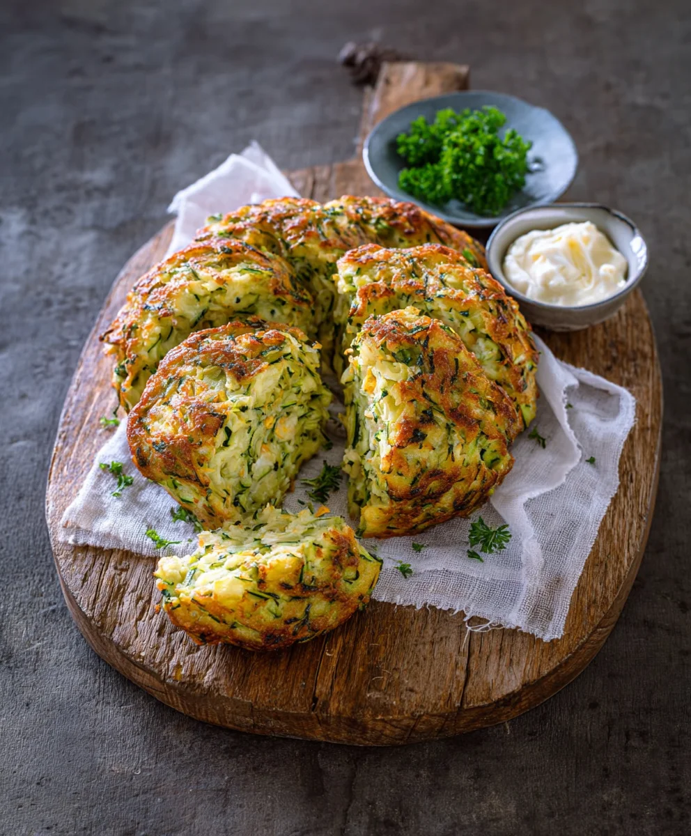 Ofen-Zucchini-Puffer: Einfach & Lecker